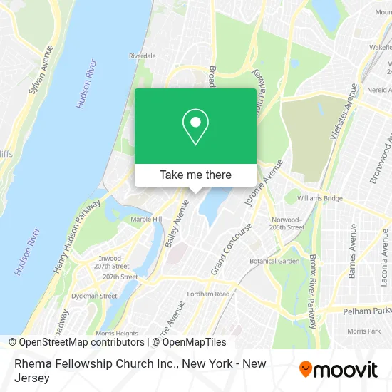 Rhema Fellowship Church Inc. map