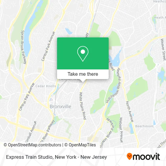 Express Train Studio map