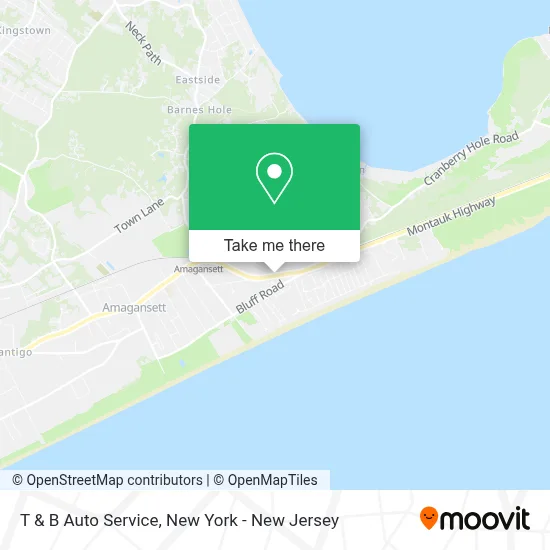 T & B Auto Service map