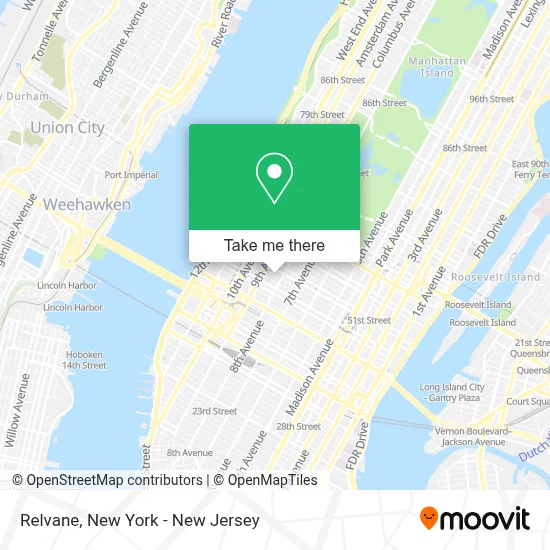 Relvane map