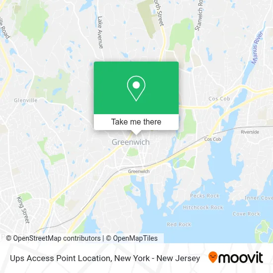 Ups Access Point Location map