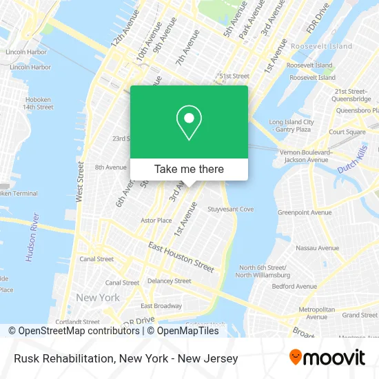Rusk Rehabilitation map