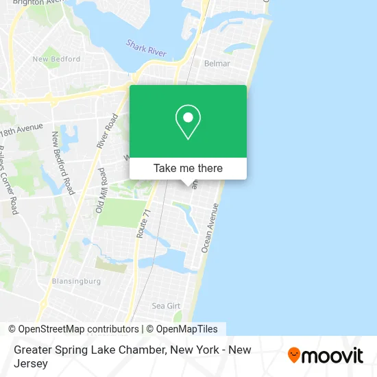 Greater Spring Lake Chamber map