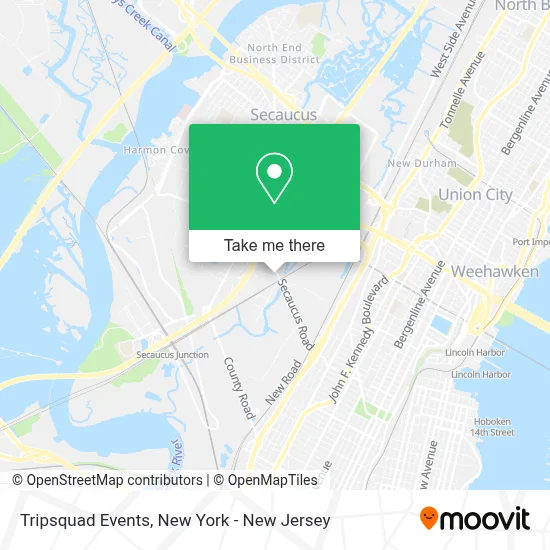 Tripsquad Events map