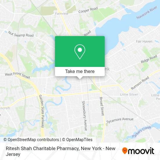Ritesh Shah Charitable Pharmacy map