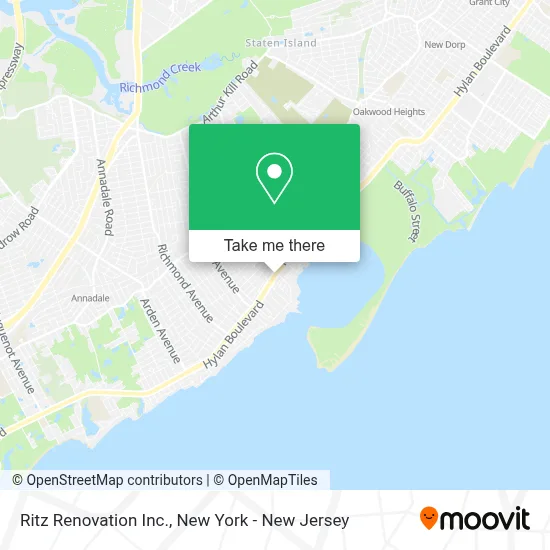 Ritz Renovation Inc. map