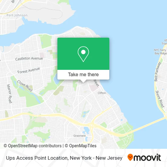 Ups Access Point Location map
