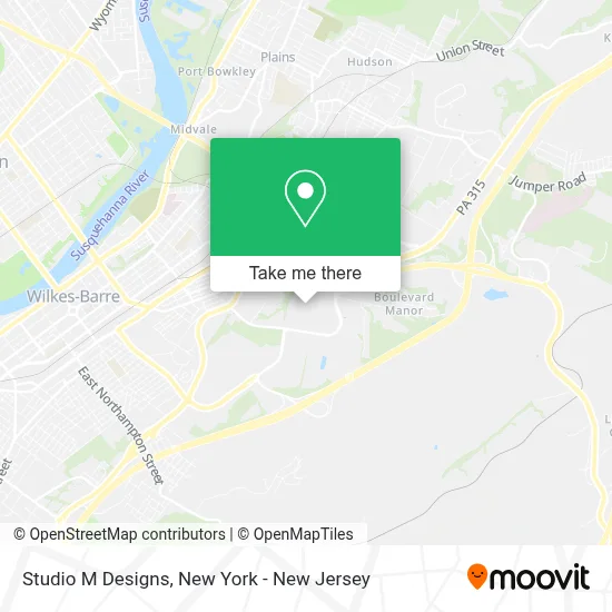 Studio M Designs map