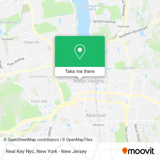 Real Key Nyc map
