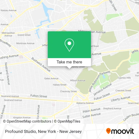 Profound Studio map