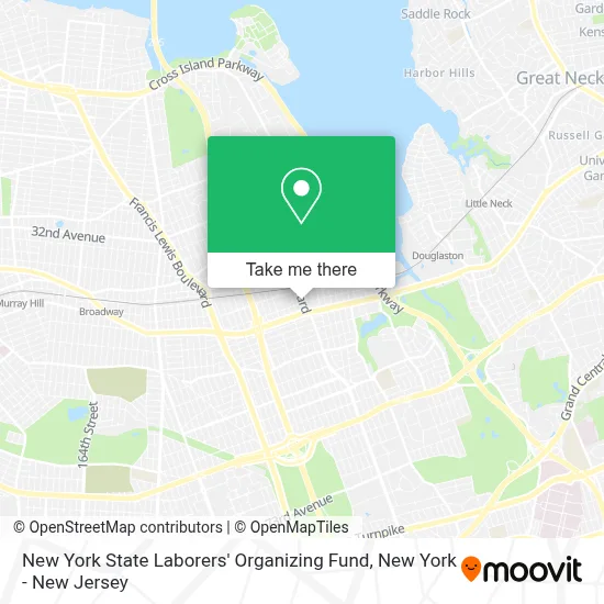 New York State Laborers' Organizing Fund map