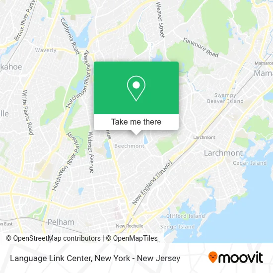 Language Link Center map