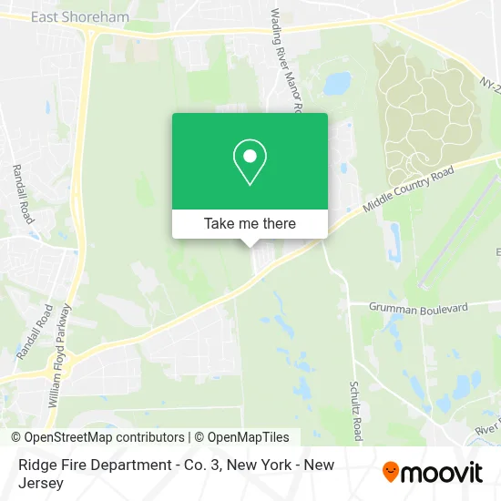 Ridge Fire Department - Co. 3 map