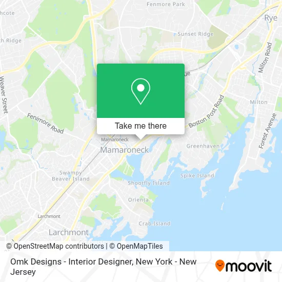 Omk Designs - Interior Designer map