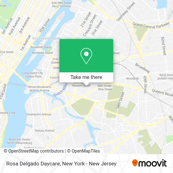 Rosa Delgado Daycare map