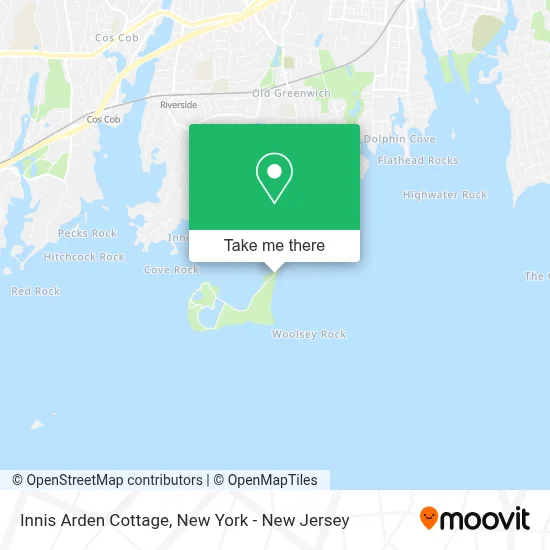 Innis Arden Cottage map