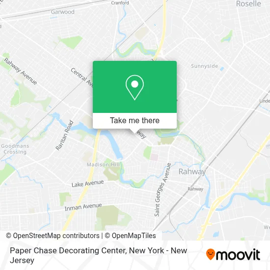 Paper Chase Decorating Center map