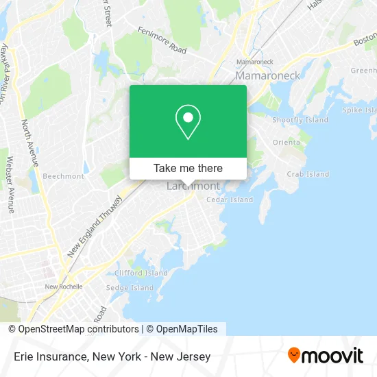Erie Insurance map