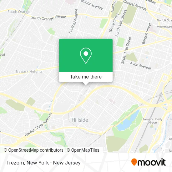 Trezom map
