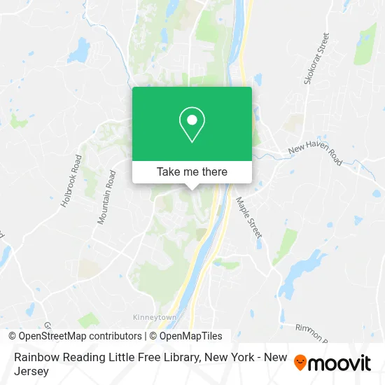 Rainbow Reading Little Free Library map