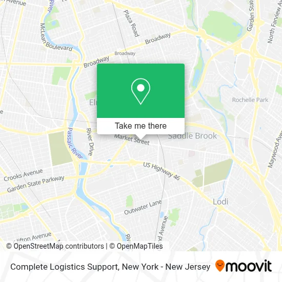 Complete Logistics Support map