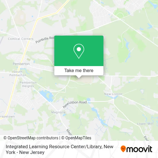 Integrated Learning Resource Center / Library map