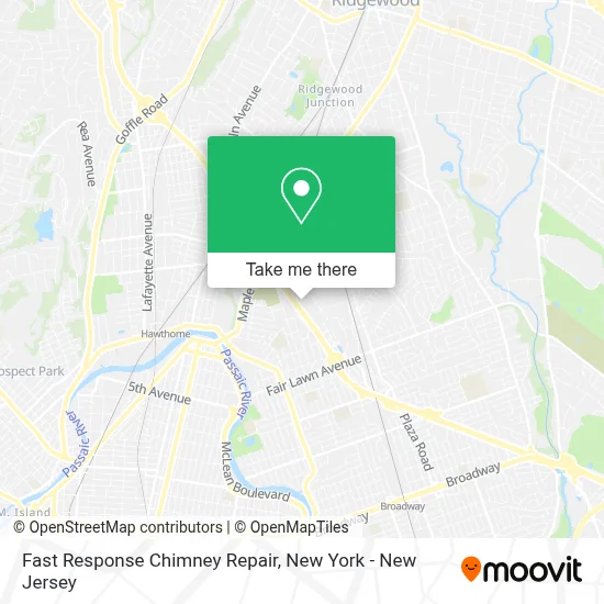 Fast Response Chimney Repair map