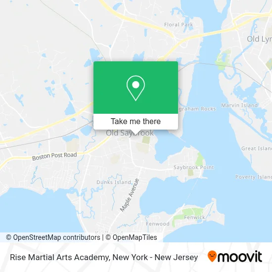 Rise Martial Arts Academy map