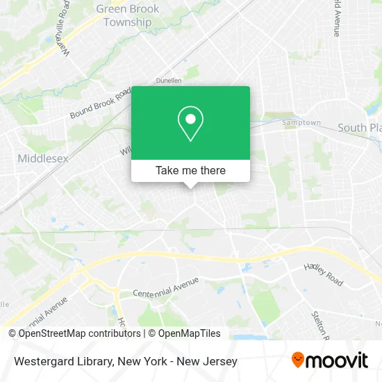Westergard Library map