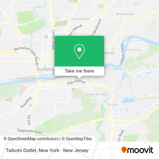 Talbots Outlet map