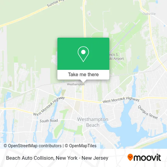 Beach Auto Collision map