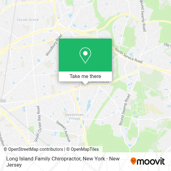 Long Island Family Chiropractor map