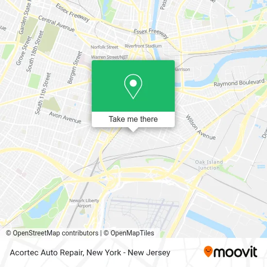 Acortec Auto Repair map