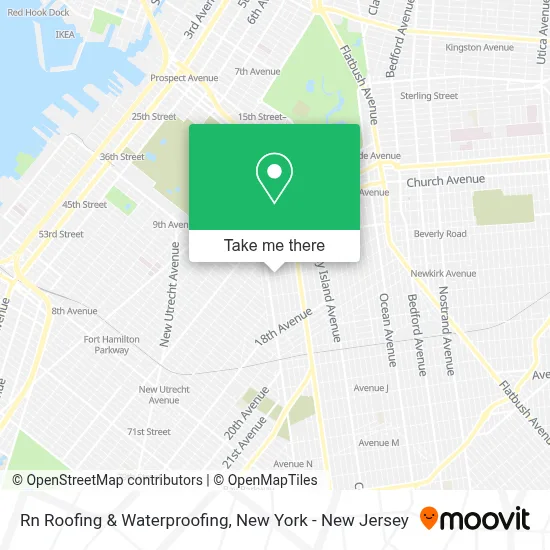 Rn Roofing & Waterproofing map