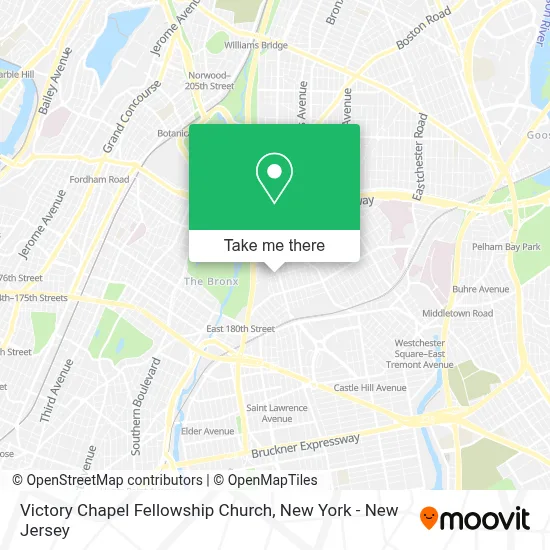 Victory Chapel Fellowship Church map