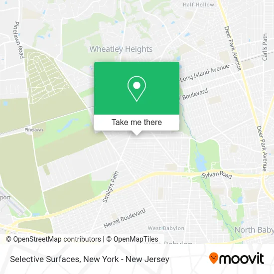 Selective Surfaces map