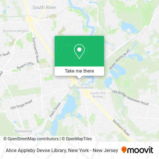 Alice Appleby Devoe Library map
