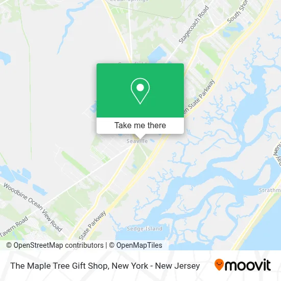 The Maple Tree Gift Shop map