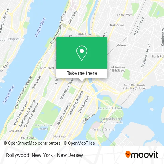 Rollywood map