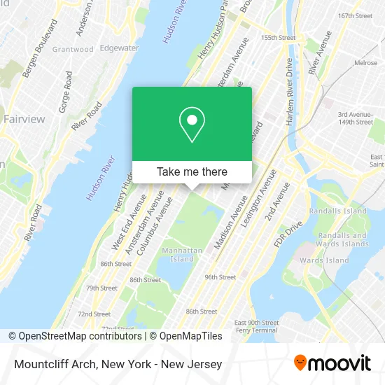 Mountcliff Arch map