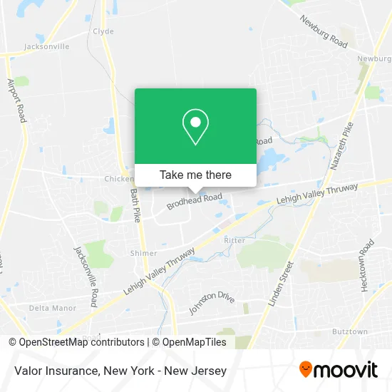 Valor Insurance map