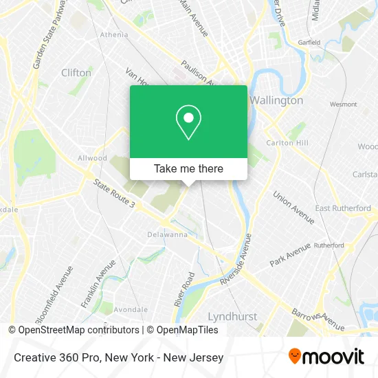 Creative 360 Pro map