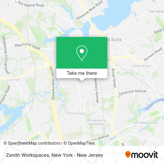 Zenith Workspaces map