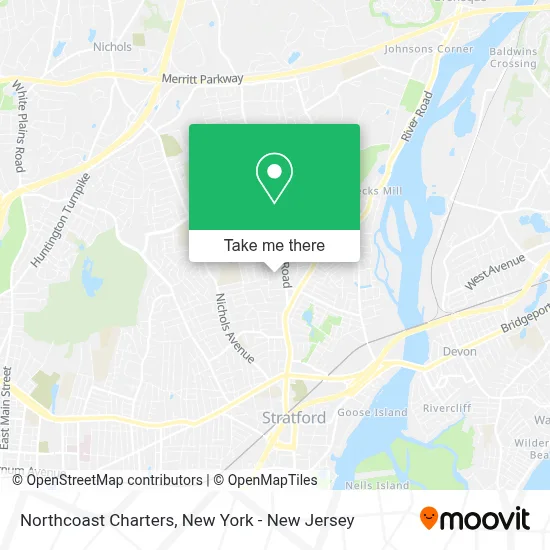 Northcoast Charters map