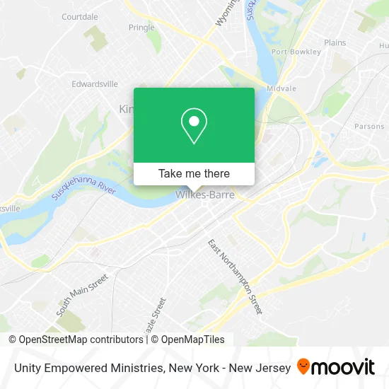 Unity Empowered Ministries map