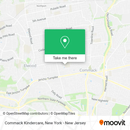 Commack Kindercare map