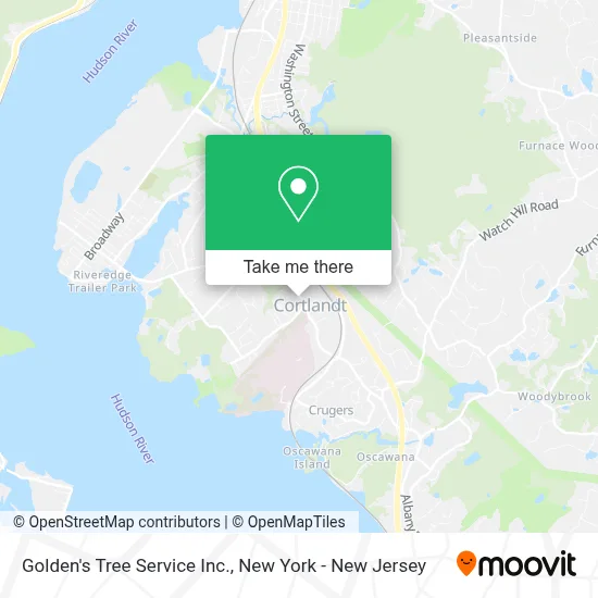 Golden's Tree Service Inc. map