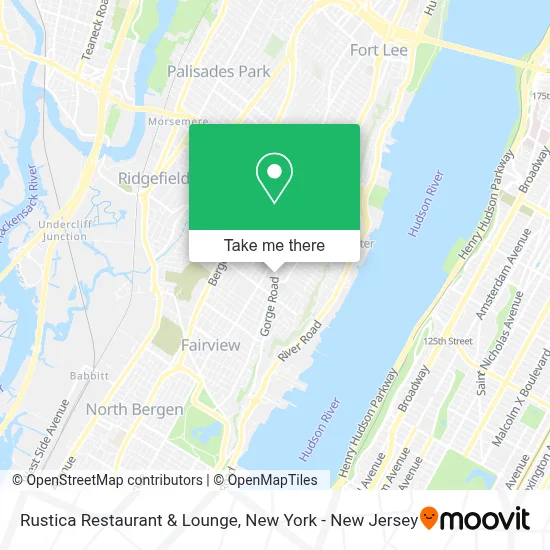 Rustica Restaurant & Lounge map