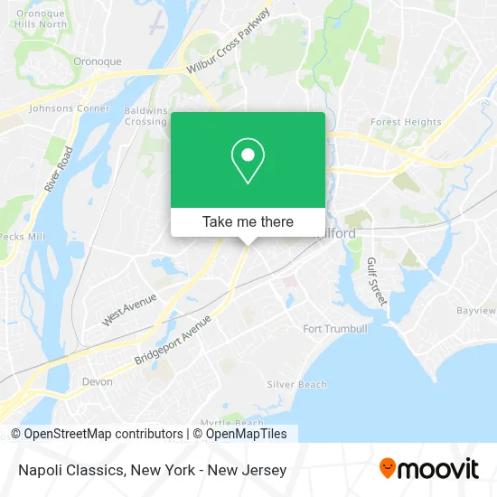 Napoli Classics map