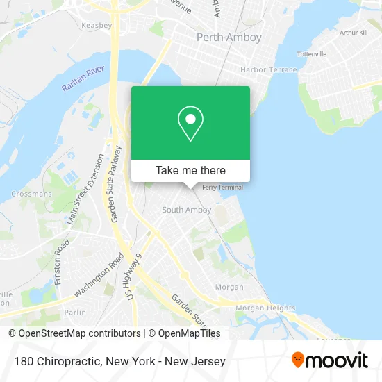 180 Chiropractic map